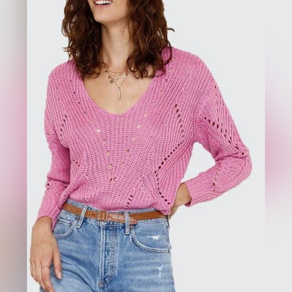 Heartloom Camden Knit Sweater in Peony